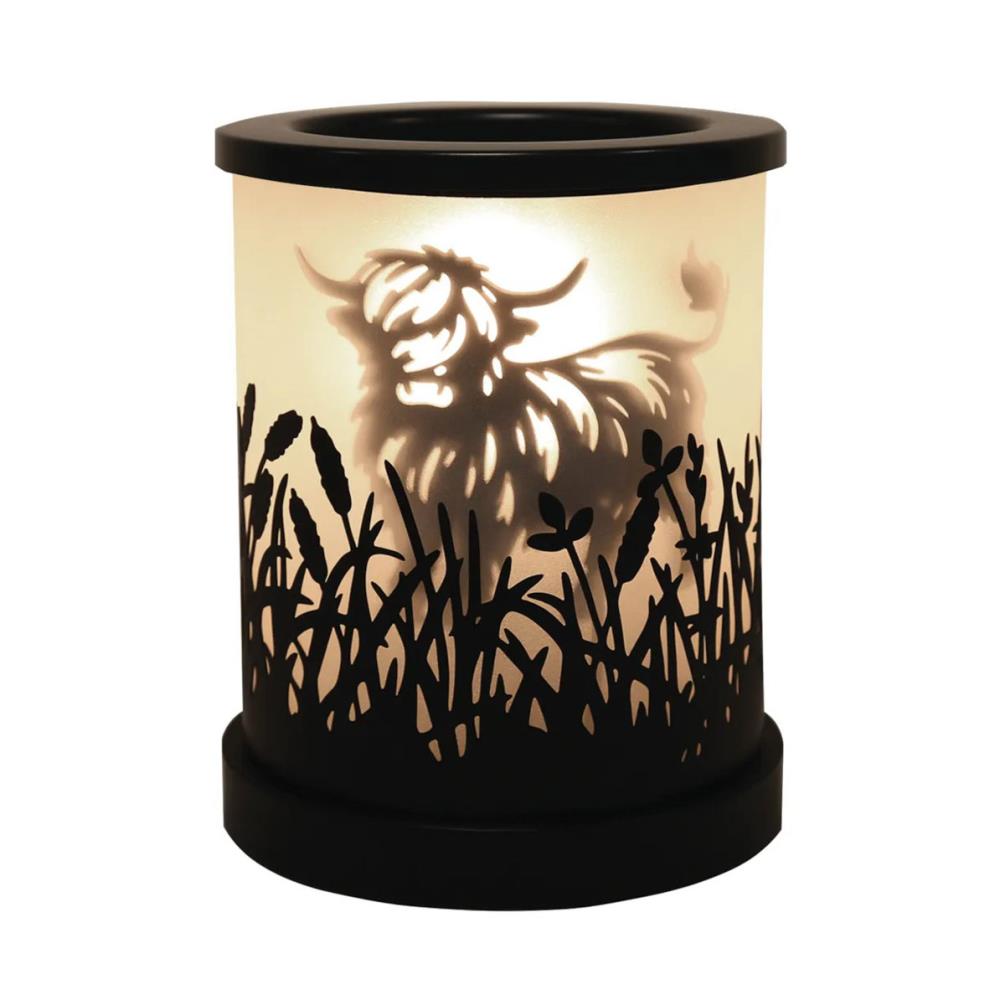 Aroma Black Highland Cow Electric Wax Melt Warmer £21.59